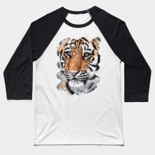 Tiger Cub Painting Baseball T-Shirt